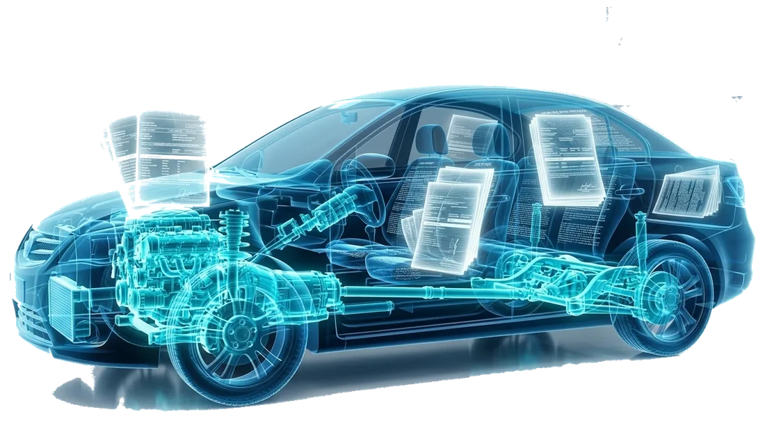 Vehicle file: reports, documents, and costs in one view